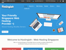 Tablet Screenshot of hostinglah.com